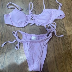 Purple target swimsuit